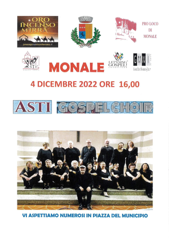 Monale | Canti gospel con gli Asti Gospel Choir