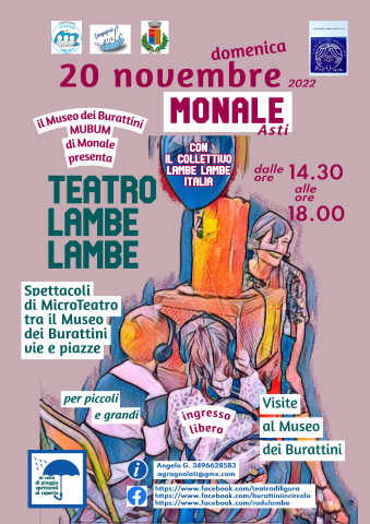 Monale | Spettacoli di microteatro con il Teatro Lambe Lambe