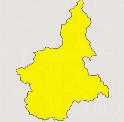 Il Piemonte torna in zona gialla